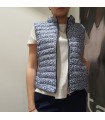 EUCLIDE gilet imbottito reversibile blu EMME MARELLA